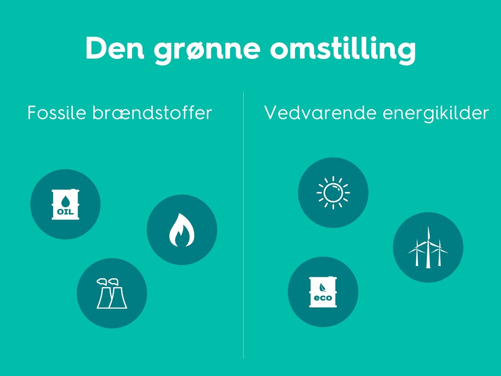 Fossile brændstoffer og vedvarende energikilder